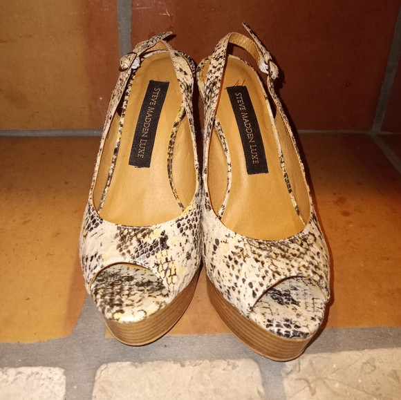 STEVE MADDEN, Snake high heels - Picture 1 of 3